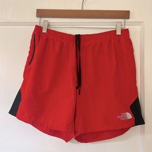The North Face Shorts 5” Red Shorts